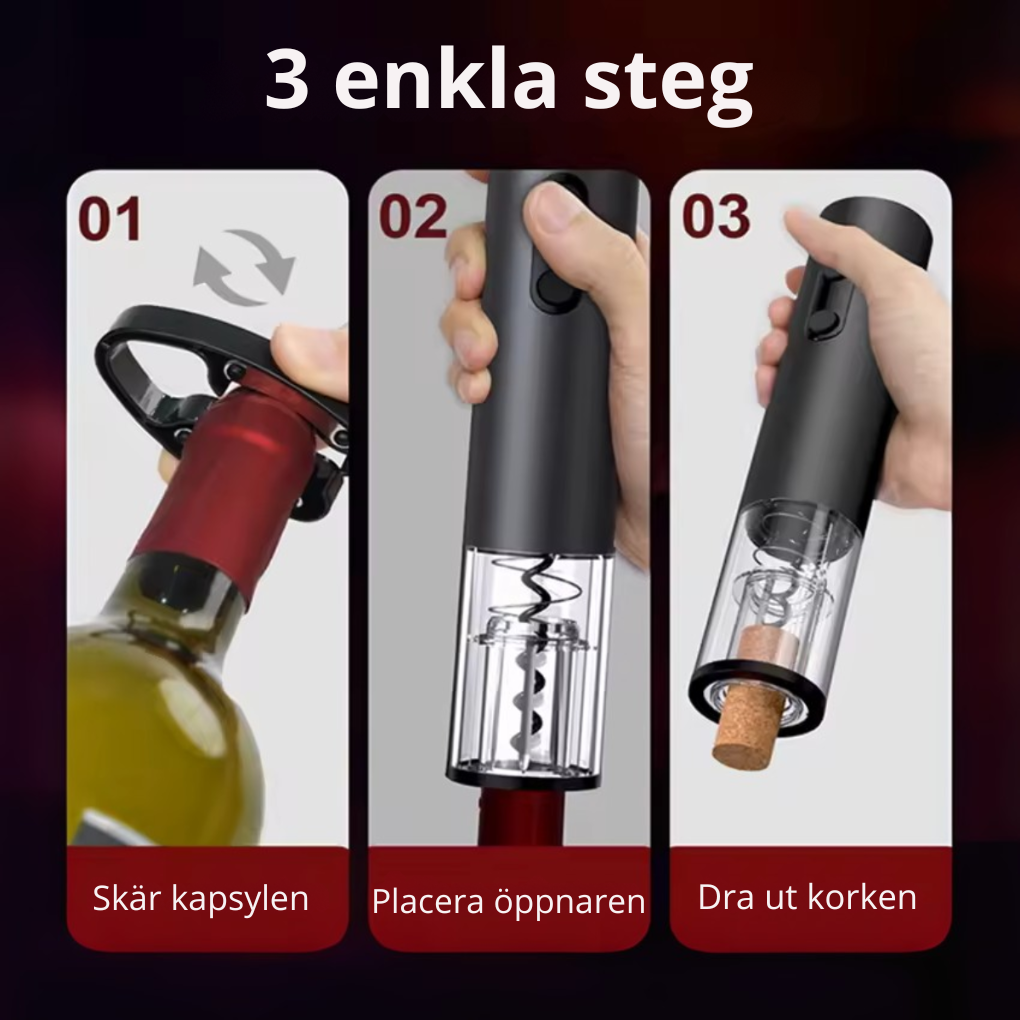 Elektrisk Vinöppnare Premium