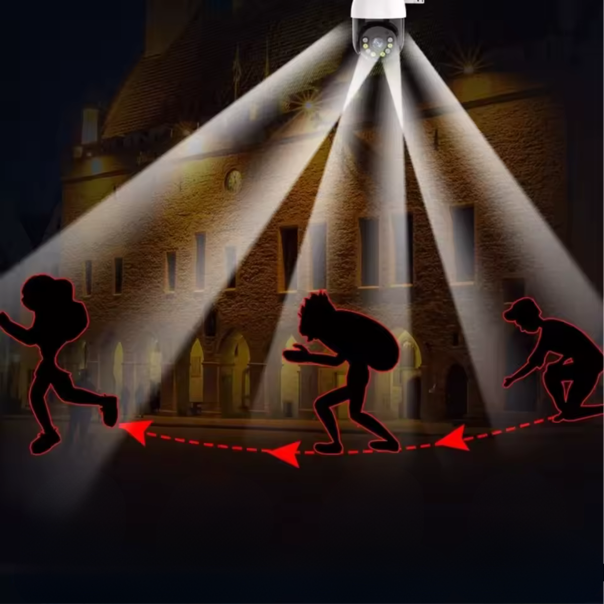 360° WiFi Övervakningskamera E27